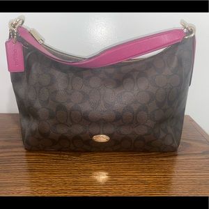 Coach East West Celeste signature C hobo bag